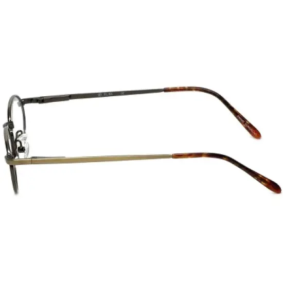 Calabria Flex Collection by Vivid Designer Eyeglasses FL-75 in Gold 41mm image {2}