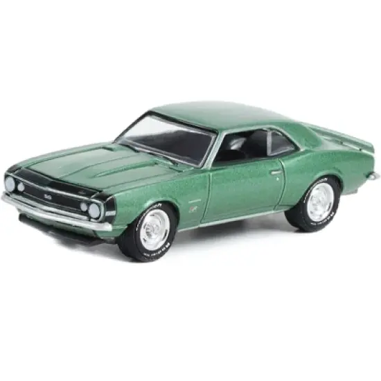 1967 Chevrolet Camaro SS 369 Mountain Green Metallic "Greenlight Muscle" Series 27 1/64 Diecast Model Car by Greenlight image {1}
