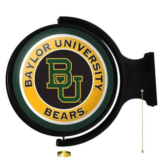 University Original Round Rotating Lighted Wall Sign image {12}