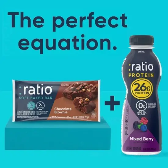 :ratio Protein Yogurt Beverage Mixed Berry - 26g Protein 10.8oz image {4}