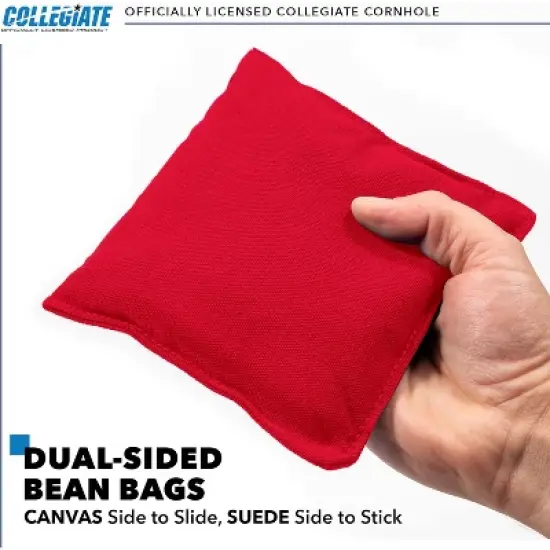 NCAA Wisconsin Badgers 2'x4' Wood Cornhole Set image {4}