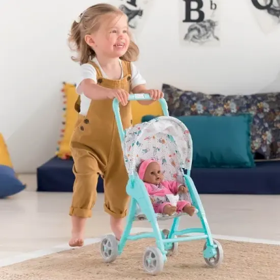 Corolle Toddler's First Doll Stroller - Mint Green image {2}