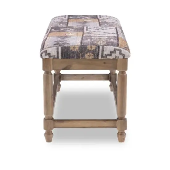 Kaya Bench Gray - Linon image {3}