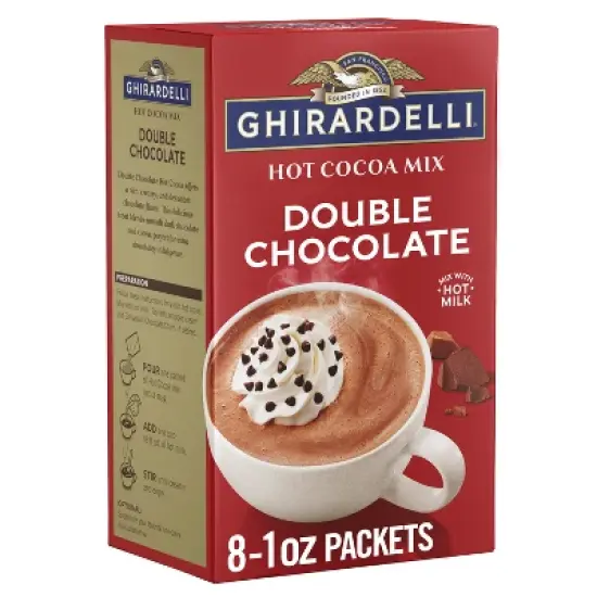 Ghirardelli Double Chocolate Hot Cocoa Mix - 8oz/8ct image {6}
