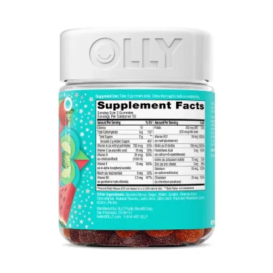 OLLY Teen Girl Multivitamin Gummies image {5}