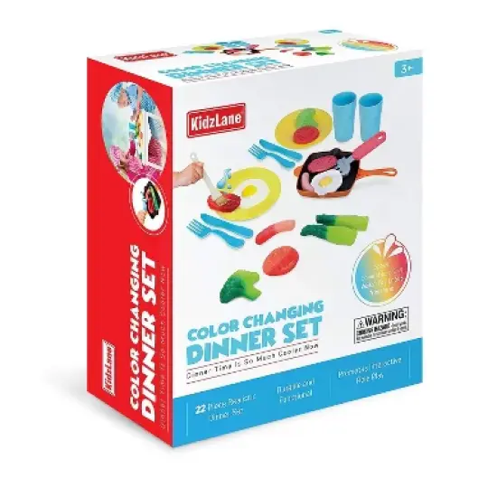 Kidzlane Kitchen Play Food and Dishes Set - 22 Pieces image {1}