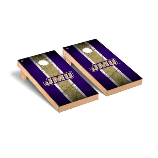 NCAA James Madison Dukes Premium Cornhole Board Vintage Version image {1}