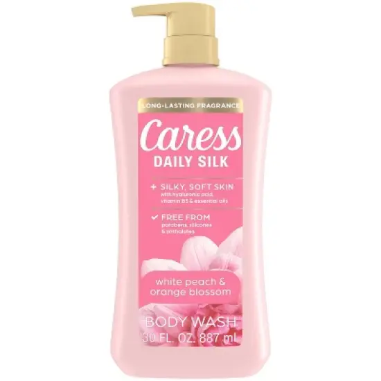 Caress Body Wash for Women Daily Silk White Peach & Orange Blossom - 30 fl oz image {7}