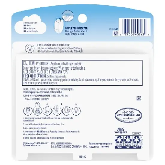 Febreze Odor-Fighting Fade Defy Plug Air Freshener Refill - Berry & Bramble - 0.87 fl oz image {11}