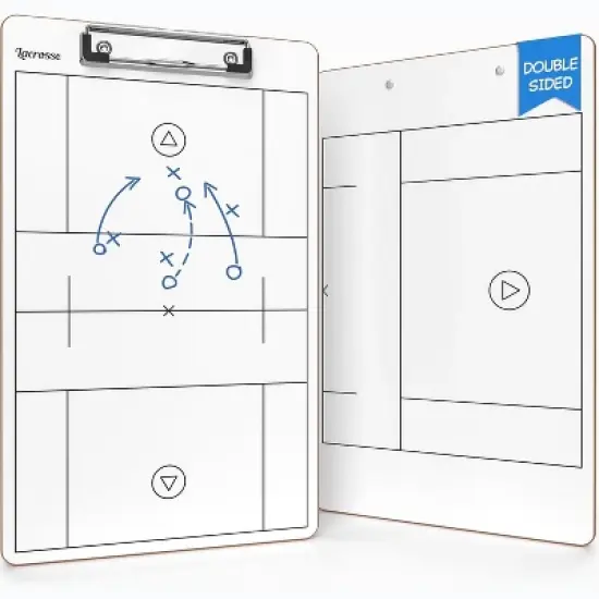 SCRIBBLEDO Lacrosse 15&rdquo;x9&rdquo; Dry Erase Coaching Clipboard image {7}