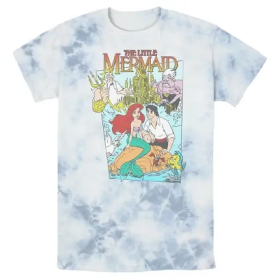 Men's The Little Mermaid Character Poster T-Shirt image {5}
