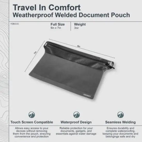 COCOON - Premium - Weatherproof Welded Document Pouch image {2}
