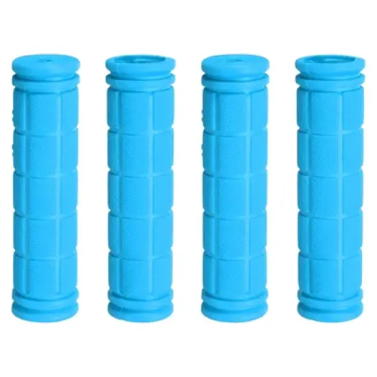 Unique Bargains Rubber Non-Slip Mushroom Bike Fit 7/8" Handlebar Grips 4.53" 2 Pairs image {7}