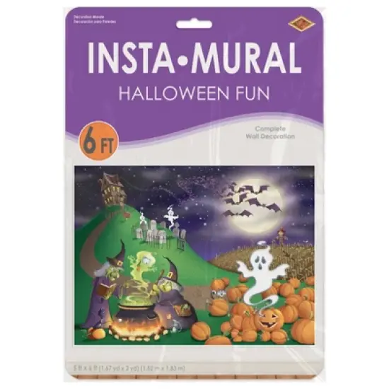 Beistle Halloween Insta-Mural, 5' x 6', (1/Pkg) Multicolored image {2}
