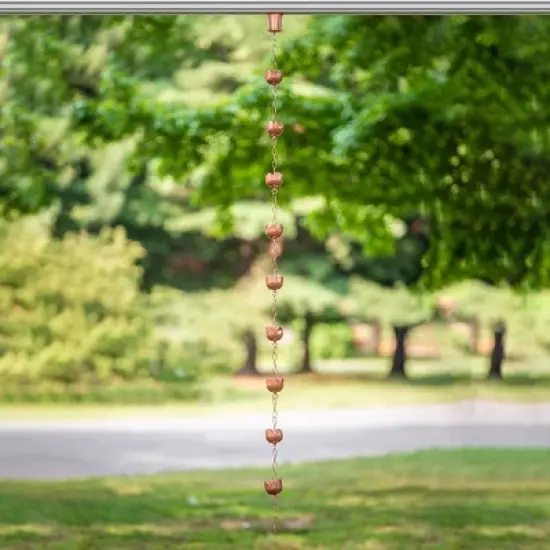 Marrgon 2 Inch Copper Gutter Adapter - Rain Chain Hanger & Diverter image {4}