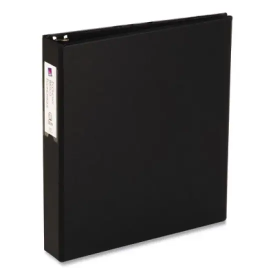 Avery Economy Non-View Binder with Round Rings, 3 Rings, 1.5" Capacity, 11 x 8.5, Black, (4401) image {6}