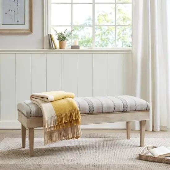 Harstrom Storage Bench Beige - Martha Stewart image {1}