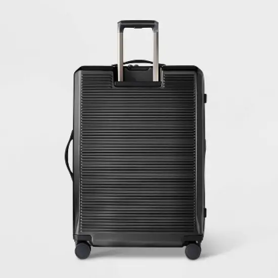 Signature Hardside Large Checked Spinner Suitcase - Open Story&trade; image {2}