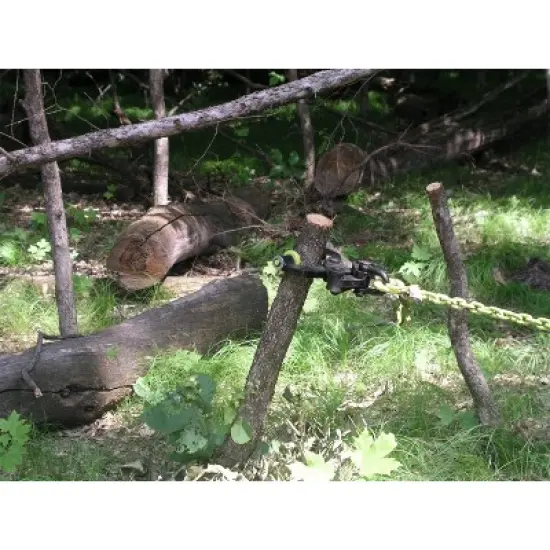 Brush Grubber Heavy Duty Steel 360 Degree Tree Stump Remover Tractor and ATV Attachment for Brush Trees and Small Trees, Green image {4}