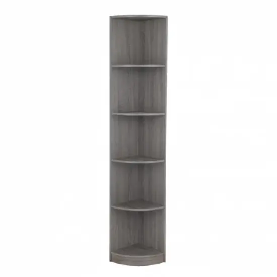 FC Design 5 Tier Corner Bookcase Wooden Display Shelf Storage Rack Multipurpose Shelving Unit image {12}