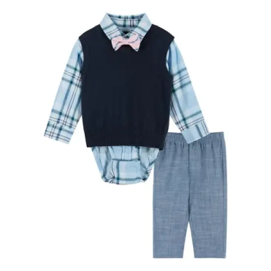 Andy & Evan  Infant  Sweater Vest Set image {5}