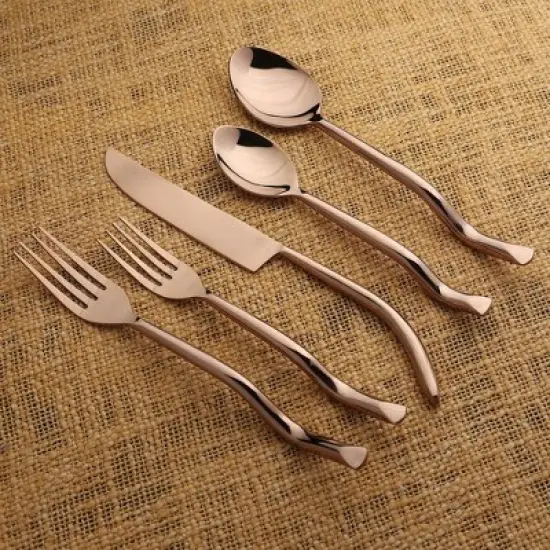 Twig PVD 5 Pc. Flatware Set image {7}