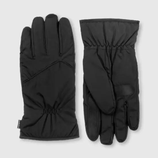Isotoner Men's Sleek Heat Gloves - Black image {1}