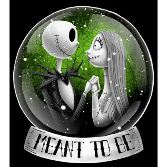 Boy's The Nightmare Before Christmas Jack and Sally Meant To Be T-Shirt image {1}