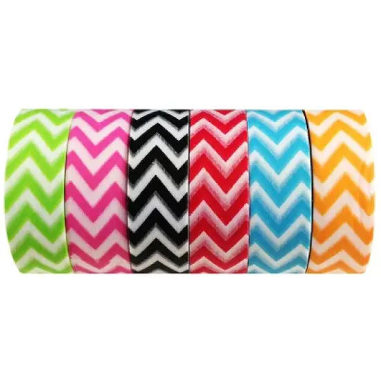 Wrapables Japanese Washi Masking Tape Collection, Premium Value Pack (Set of 6) image {18}