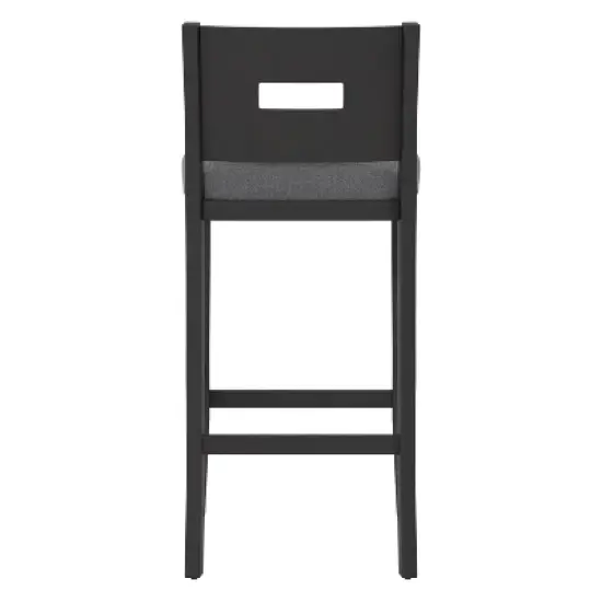 Allbritton Wood Bar Height Stool Antiqued Brown - Hillsdale Furniture image {7}