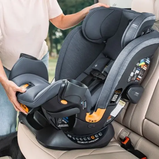 Chicco OneFit LX ClearTex All-in-One Convertible Car Seat - Smoke image {7}