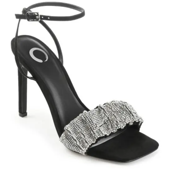 Journee Collection Womens Arlette Tru Comfort Foam Open Toe High Stiletto Pumps image {9}