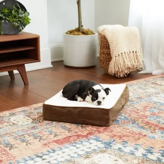Kensington Garden Oscar Orthopedic Dog Bed - Latte/Birch image {1}