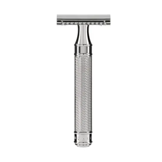 M&Uuml;HLE Traditional Large Chrome Safety Razor - Closed Comb image {1}