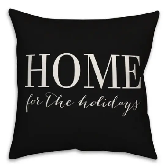 Creative Products Home for the Holidays 18x18 Indoor / Outdoor Pillow image {2}