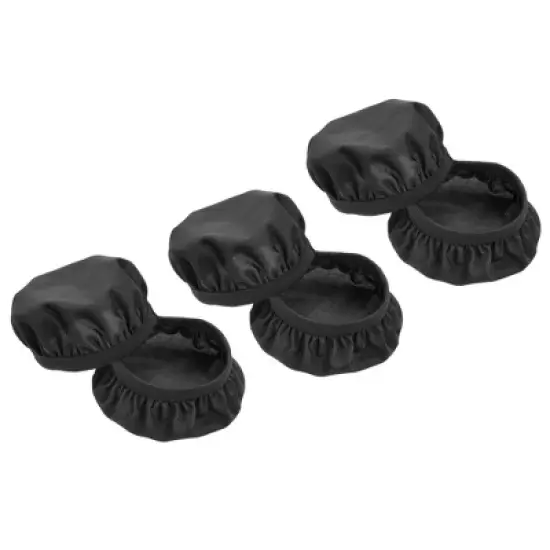 Unique Bargains Reusable Flexible Elastic Fabric Washable Headphone Covers 3 Pairs image {5}