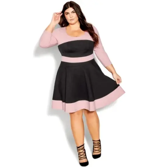 Women's Plus Size Valerie Dress  - Black | CITY CHIC image {7}
