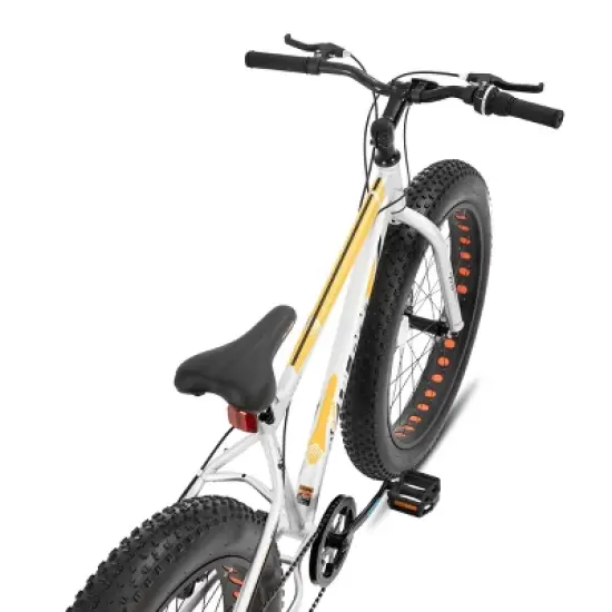 Hiland 20" 24" 26" Fat Tire Mountain Bike, 7-Speed, Disc Brake, Beach and Snow Bicycle image {9}