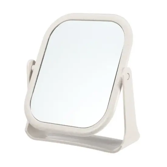 Unique Bargains Plastic Double Sided 360&deg; Rotating Makeup Mirror 1 Pc image {6}