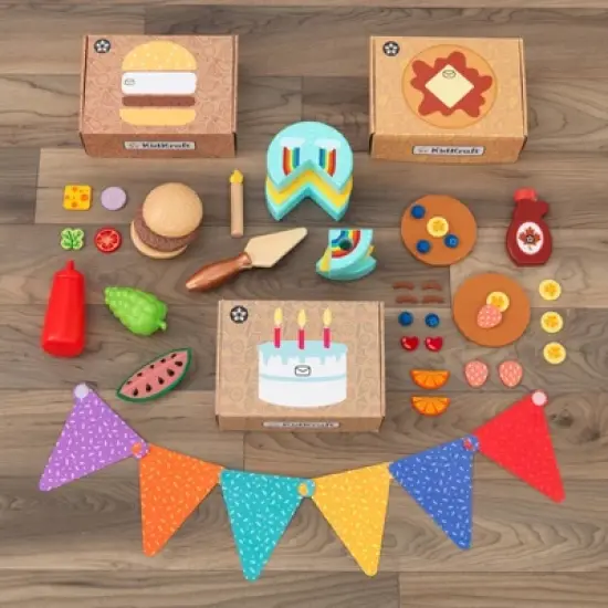 Kidkraft Surprise Box Wooden Play Kitchen with 56 Accessories image {3}