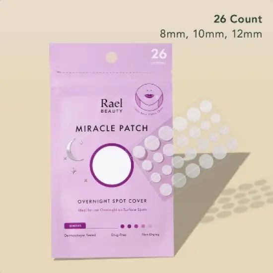 Rael Beauty Miracle Pimple Patch Overnight Spot Cover for Acne image {6}