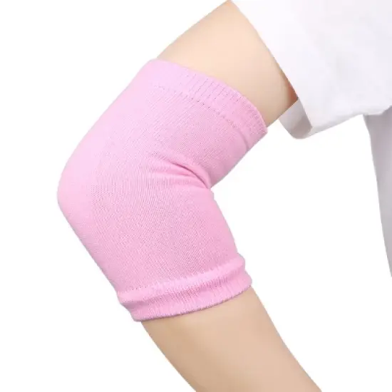 Unique Bargains Spa Skin Care Moisturizing Exfoliating Elbow Gel Cover Sleeves Pink 1 Pair image {8}