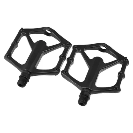 Unique Bargains Aluminum Alloy Bicycle Pedal Rear Foot Peg Black Fit 9/16 Inch Axles BMX MTB Bike Bicycle 1 Pair image {5}