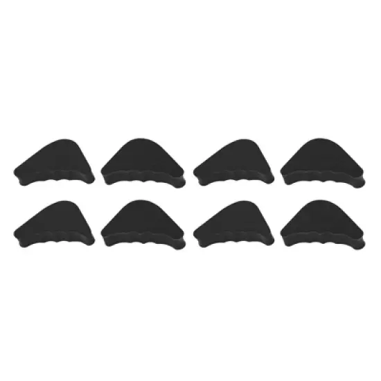 Unique Bargains Soft Round Head Wavy Hole Toe Plugs 4 Pairs image {5}