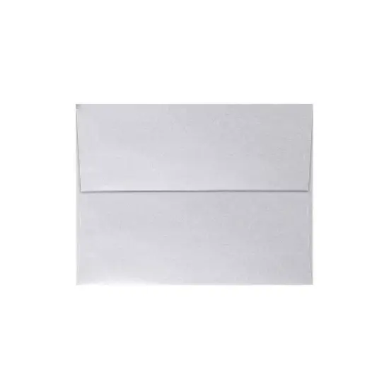 LUX A4 Invitation Envelopes (4 1/4 x 6 1/4) 50/Pack Silver Metallic (4872-06-50) image {1}