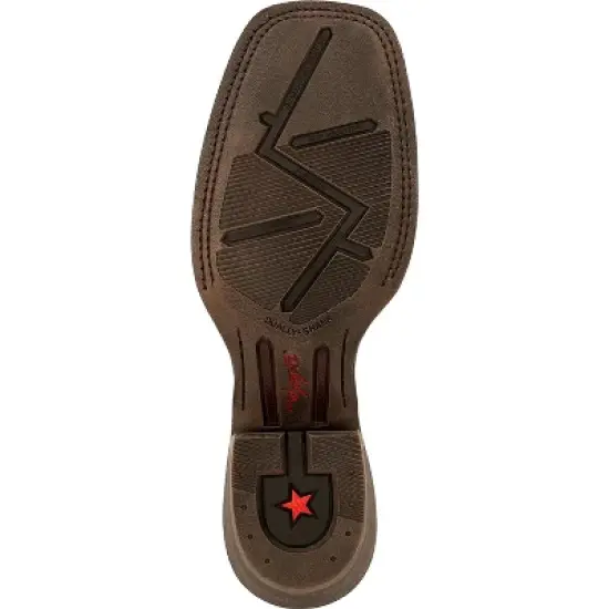 Men's Durango&reg; Rebel Pro&trade; Dark Chestnut Buckaroo Western Saddle Boot image {1}