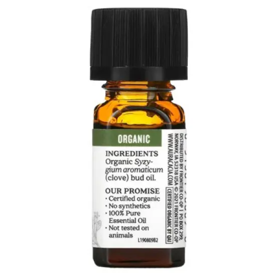 Aura Cacia Organic Clove Bud Pure Essential Oil - 0.25 fz image {3}