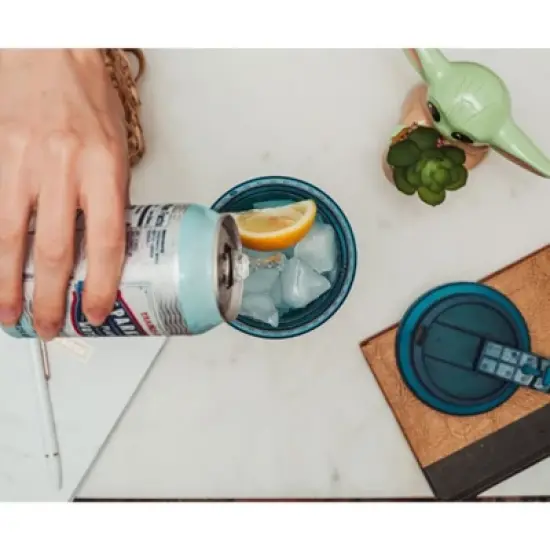 Silver Buffalo Star Wars: The Mandalorian Grogu Plastic Travel Tumbler | Holds 24 Ounces image {4}