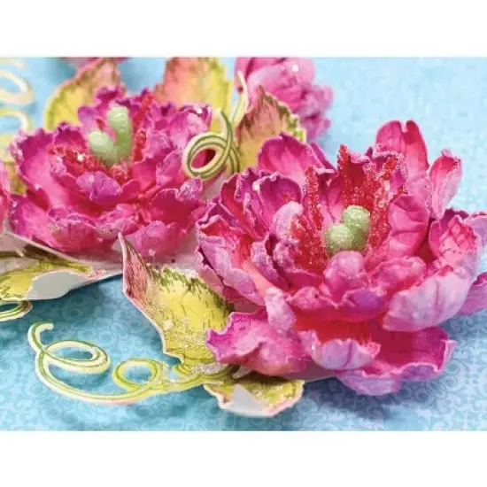 Heartfelt Creations Flower Shaping Paper 12"X12" 25/Pkg-White image {3}