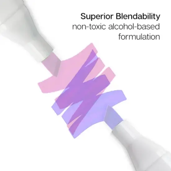 KINGART PRO Double-Ended Markers 12 Floral Colors image {3}